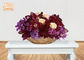 Frosted Gold Fiberglass Decoration Flower Serving Bowl Centerpiece Table Vase