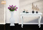 Decorative Glossy White Fiberglass Centerpiece Table Vases Floor Vases
