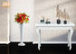Three Size Glossy White Fiberglass Pot Planters Flower Planters Floor Vases