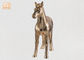 Decorative Gold Leaf Polyresin Animal Figurines Horse Sculpture Table Statue