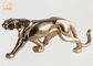 Gold Foil Polyresin Animal Figurines Indoor Decor