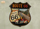 Pub Sign Route 66 Wall Signs Antique Wooden Wall Plaques Decorative MDF Wall Mounted Signs