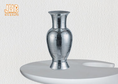 Classic Mirror Mosaic Fiberglass Planters Table Vases For Home Hotel Wedding