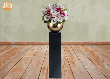 Round Clay Flower Pots Gold Foil Or Frosted Finish