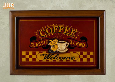 Decorative Wall Plaques Wooden Wall Signs Coffee Shop Wall Decor Antique Home Decorations