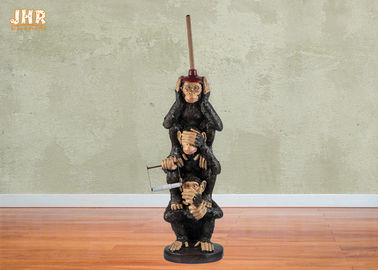 Toilet Paper Holder Antique Polyresin Statue Figurine Decorative Resin Monkey Sculpture