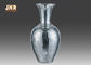 Fiberglass Table Vase Silver Mosaic Glass Vases For Artificial Flowers Home Decorations