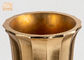 Gold Leafed Fiberglass Table Vases Homewares Decorative Items Trumpet Floor Vases