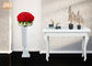 Matte White Floor Vases Homewares Decorative Items Trumpet Fiberglass Table Vases