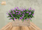 Rectangular Flowerpots Fiber Clay Flower Pots Bricks Design Clay Pot Planter Set Garden Planters