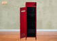 Wood Floor Storage Cabinets Decorative Wooden Cabinet Red Color Post Box MDF Storage Racks