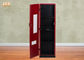 Personalized Wood Storage Cabinet Decorative Wooden Cabinet Beverage Machine Design Red Color
