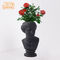 33.5x32x44.5cm Clay Flower Pots Antique Bronze Plant Lion Statue Indoor Planters